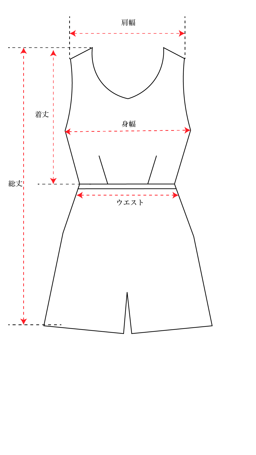 Aprily / ツイードロンパース